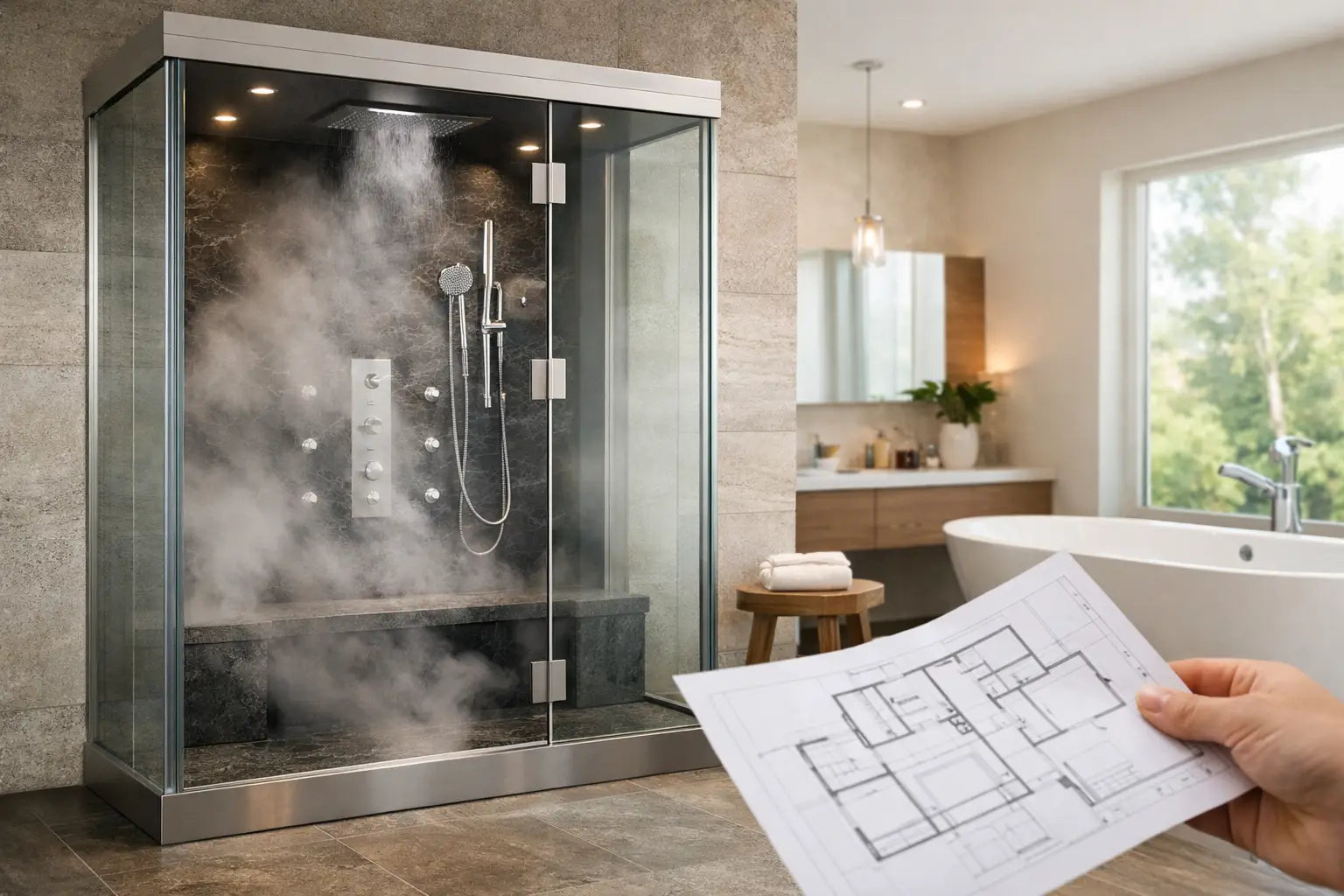 How to Choose a Steam Shower That Fits Your Home