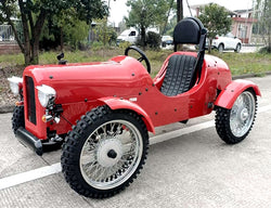GSI - 125cc Vintage Roadster Semi Automatic With Reverse Golf Cart Go Kart Mini Jeep & Electric Start - ZH-LYC-125