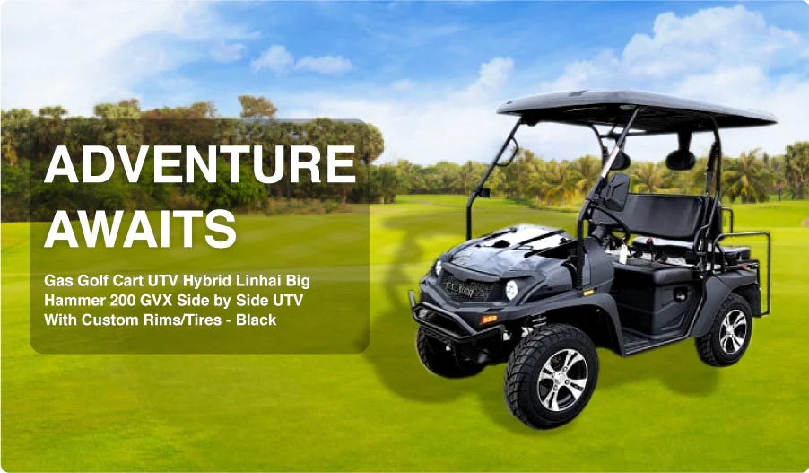 Golf Carts, Utility Vehicles, Saunas, Trikes, Scooters