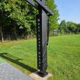 Next Level Hoops in-ground system on outdoor court