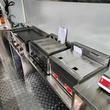 18' Food Concession Trailer Fully Loaded With Every Option - Black