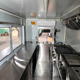 12' Food Concession Trailer Fully Loaded With Every Option - Red