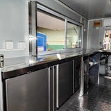 12' Food Concession Trailer Fully Loaded With Every Option - Black