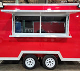 12' Food Concession Trailer Fully Loaded With Every Option - Black