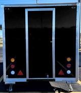 12' Food Concession Trailer Fully Loaded With Every Option - Black