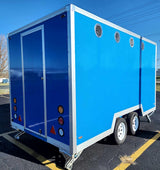 12' Food Concession Trailer Fully Loaded With Every Option - Blue