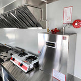 18' Food Concession Trailer Fully Loaded With Every Option - Black