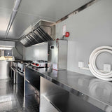 18' Food Concession Trailer Fully Loaded With Every Option - Black