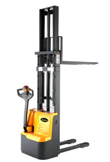 Fully Powered Electric Forklift Walkie Stacker 3300lbs Cap. Fixed Legs.98" Lifting - A-3033