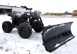 125cc Fully Automatic ATV Four Wheeler With Snow Plow UTV Utility Vehicle Snow Puncher - ATV-3125XR8-U-Plow Rider 8