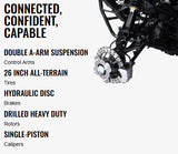 800cc UTV 2 Seater Golf Cart 4x4 Utility Vehicle EFI W/Dump - Avalanche 800