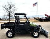 800cc UTV 2 Seater Golf Cart 4x4 Utility Vehicle EFI W/Dump with Plow - Avalanche 800 Green