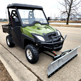 800cc UTV 2 Seater Golf Cart 4x4 Utility Vehicle EFI W/Dump with Plow - Avalanche 800 Green