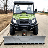 800cc UTV 2 Seater Golf Cart 4x4 Utility Vehicle EFI W/Dump with Plow - Avalanche 800 Green