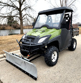 800cc UTV 2 Seater Golf Cart 4x4 Utility Vehicle EFI W/Dump with Plow - Avalanche 800 Green