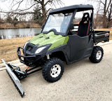 800cc UTV 2 Seater Golf Cart 4x4 Utility Vehicle EFI W/Dump with Plow - Avalanche 800 Green