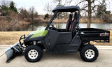 800cc UTV 2 Seater Golf Cart 4x4 Utility Vehicle EFI W/Dump with Plow - Avalanche 800 Green