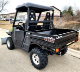 800cc UTV 2 Seater Golf Cart 4x4 Utility Vehicle EFI W/Dump with Plow - Avalanche 800 Green