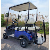 36v Electric Termite LED Edition Golf Cart Mini Four Seater w/Under Glow 4 Seater Optionally Fully Loaded - BLUE