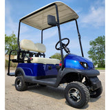 36v Electric Termite LED Edition Golf Cart Mini Four Seater w/Under Glow 4 Seater Optionally Fully Loaded - BLUE