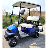 36v Electric Termite LED Edition Golf Cart Mini Four Seater w/Under Glow 4 Seater Optionally Fully Loaded - BLUE