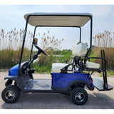 36v Electric Termite LED Edition Golf Cart Mini Four Seater w/Under Glow 4 Seater Optionally Fully Loaded - BLUE