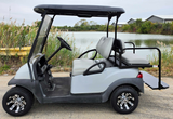 Club Car Precedent 48v Electric Golf Cart 4 Seater With Light Kit & Custom Rims/Tires - 2023