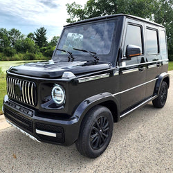 GSI - Coco Boxer Electric Golf Cart LSV 4 Passenger Low Speed Vehicle With AC & Heat