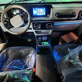 Coco Boxer Elite Electric Golf Cart Larger Size 4 Passenger Low Speed Vehicle With AC & Heat - WHITE