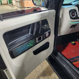 Coco Boxer Elite Electric Golf Cart Larger Size 4 Passenger Low Speed Vehicle With AC & Heat - WHITE