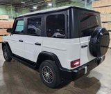 Coco Boxer Elite Electric Golf Cart Larger Size 4 Passenger Low Speed Vehicle With AC & Heat - WHITE