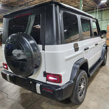 Coco Boxer Elite Electric Golf Cart Larger Size 4 Passenger Low Speed Vehicle With AC & Heat - WHITE