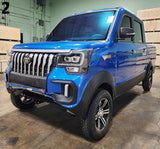 LSV Four Passenger Electric Coco Truck Low Sped Vehicle Golf Cart With AC & Heat - BLUE SCRATCH ~ N ~ DENT