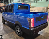 LSV Four Passenger Electric Coco Truck Low Sped Vehicle Golf Cart With AC & Heat - BLUE SCRATCH ~ N ~ DENT