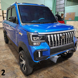LSV Four Passenger Electric Coco Truck Low Sped Vehicle Golf Cart With AC & Heat - BLUE SCRATCH ~ N ~ DENT