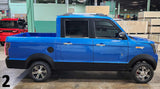 LSV Four Passenger Electric Coco Truck Low Sped Vehicle Golf Cart With AC & Heat - BLUE SCRATCH ~ N ~ DENT