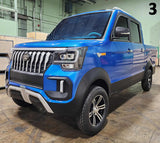 LSV Four Passenger Electric Coco Truck Low Sped Vehicle Golf Cart With AC & Heat - BLUE SCRATCH ~ N ~ DENT