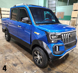 LSV Four Passenger Electric Coco Truck Low Sped Vehicle Golf Cart With AC & Heat - BLUE SCRATCH ~ N ~ DENT