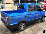 LSV Four Passenger Electric Coco Truck Low Sped Vehicle Golf Cart With AC & Heat - BLUE SCRATCH ~ N ~ DENT