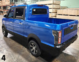 LSV Four Passenger Electric Coco Truck Low Sped Vehicle Golf Cart With AC & Heat - BLUE SCRATCH ~ N ~ DENT