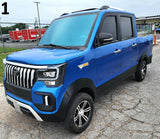 LSV Four Passenger Electric Coco Truck Low Sped Vehicle Golf Cart With AC & Heat - BLUE SCRATCH ~ N ~ DENT
