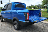 LSV Four Passenger Electric Coco Truck Low Sped Vehicle Golf Cart With AC & Heat - BLUE SCRATCH ~ N ~ DENT