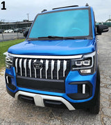 LSV Four Passenger Electric Coco Truck Low Sped Vehicle Golf Cart With AC & Heat - BLUE SCRATCH ~ N ~ DENT