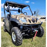 650cc 4x4 UTV Golf Cart Utility Vehicle EFI Upgraded Rims - Comrade 650 Tree Camo