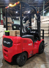 Tuff Lift 3300 Pound Electric Forklift With Side Shift 118" Lift