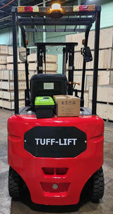 Tuff Lift 3300 Pound Electric Forklift With Side Shift 118" Lift