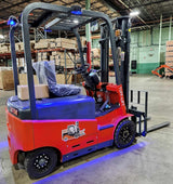 Tuff Lift 3300 Pound Electric Forklift With Side Shift 118" Lift