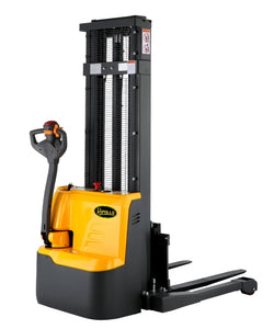 Fully Powered Straddle Stacker 2200lbs Capacity 98" - 118" Lifting Height - CTD10RE