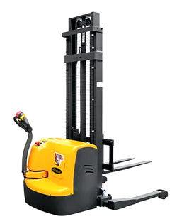 Fully Powered Straddle Walkie Stacker - 3300 lbs Cap. - 118"-220"Lifting - CTDR15-III