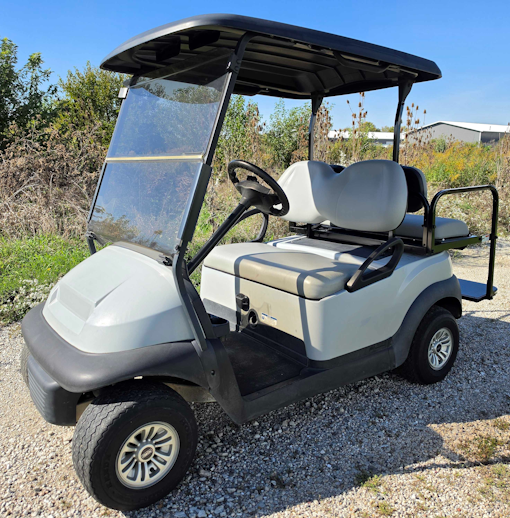 Club Car Precedent 48v Electric Golf Cart 4 Seater With Windshield & Flipseat - 2023